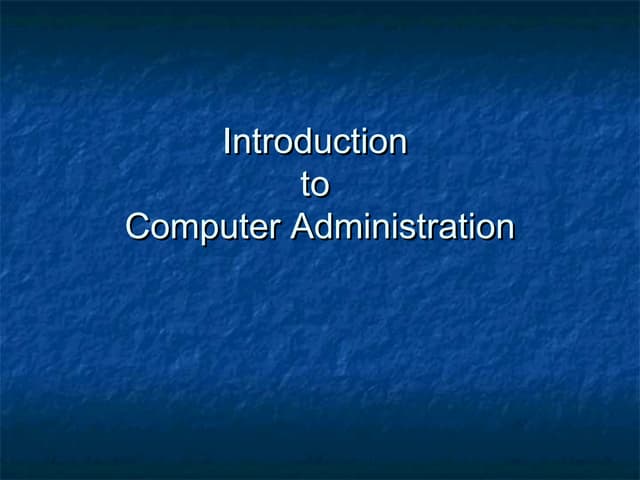 computer network - basic concepts