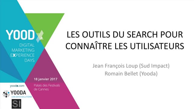 Les outils du Search pour connaître...