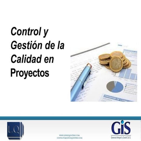 Gestion de la calidad de proyectos | PPT