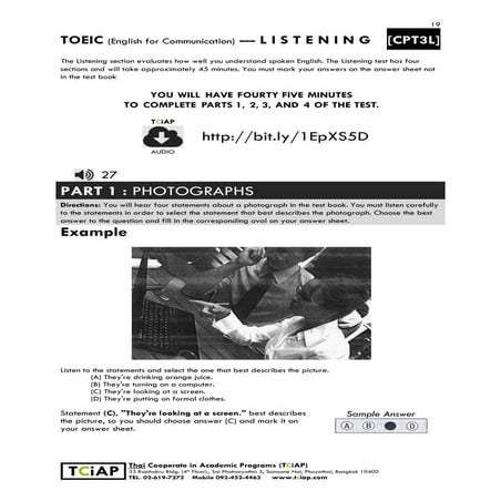 TOEIC Tips and strategies 