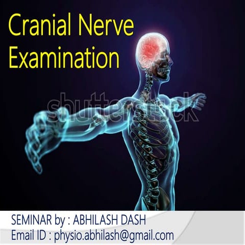 Part 3 cranial nerve examination