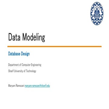 3-Data Modeling-Introduction.database subject | PDF