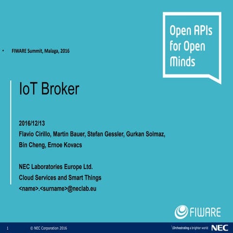 IoT Broker