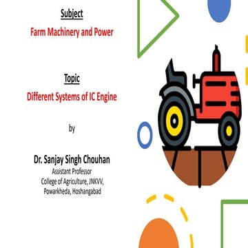 Different systems of IC Engine