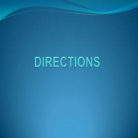 3.Directions
