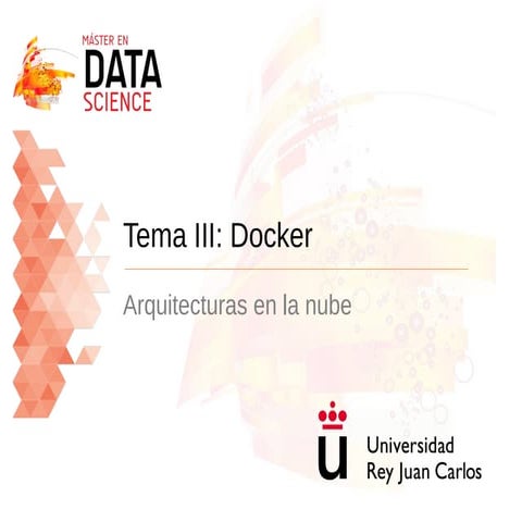 Docker para Data Scientist - Master en Data Science URJC