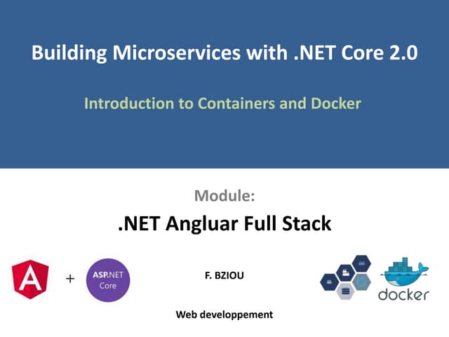 Introduction to Containers and Docker