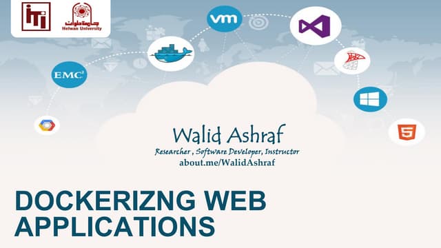 dockerizing web application