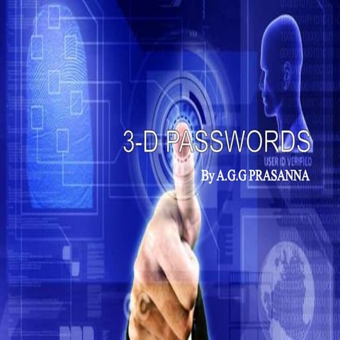 3 d passwords | PPTX