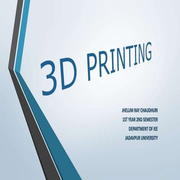3D Printing