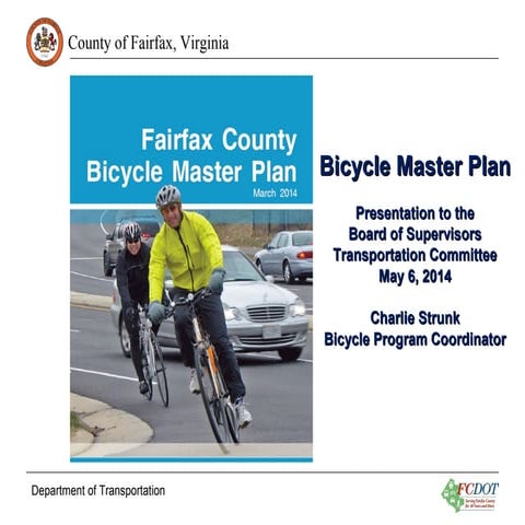 Fairfax County Bicycle Master Plan