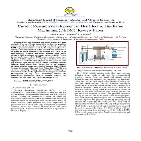 final year project report on EDM Machine BS tech mechanical | PDF