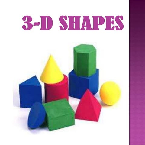 3 d shapes | PPTX