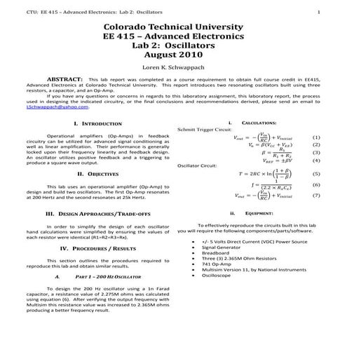 3   ee414 - adv electroncs - lab 2 - loren schwappach