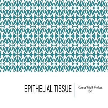 Epithelial tissue