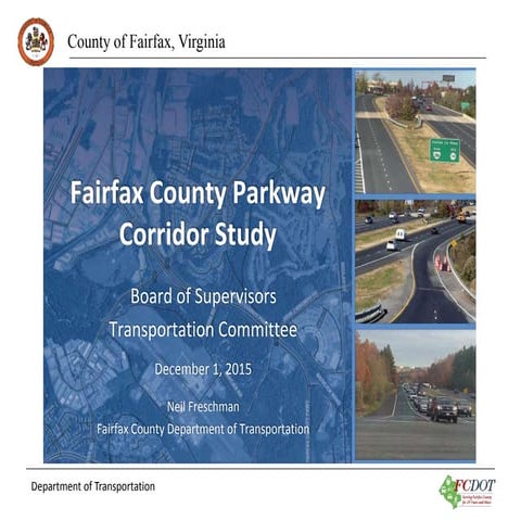 Fairfax County Parkway Corridor Study
