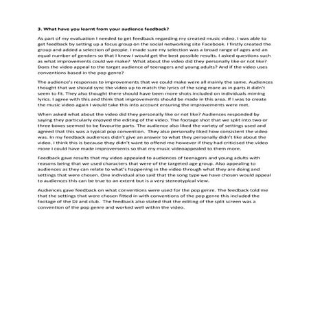 3. feedback complete