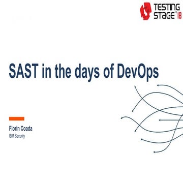 3   florin coada - sast in the days of dev ops