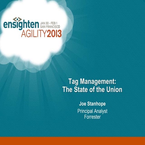 3   forrester - tag management state of the union