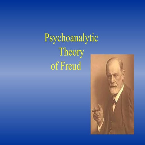 Freud  psycho-analytical theory