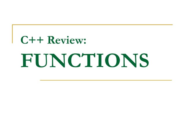 3   functions and class