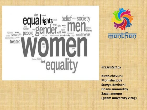 Women's rights presentation | PPT