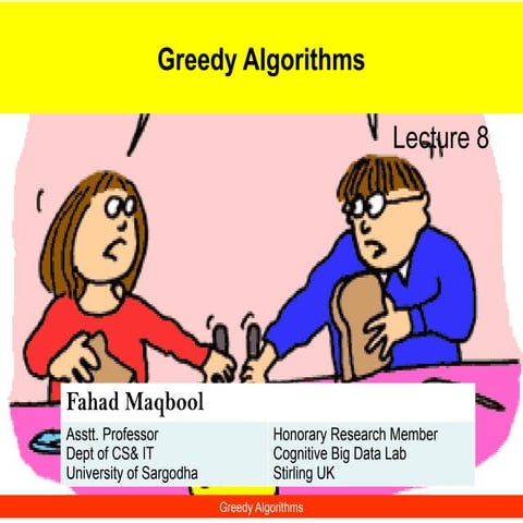 Greedy algorithms | PPTX