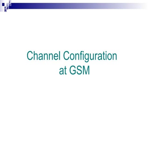 gsm radio channel