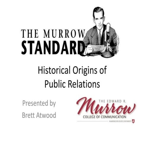 History of Public Relations