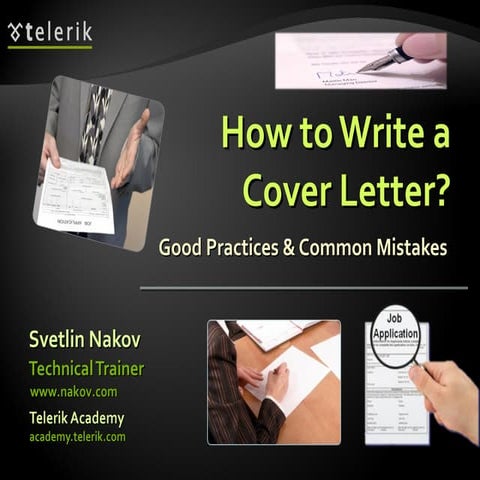 How to Write a Cover Letter