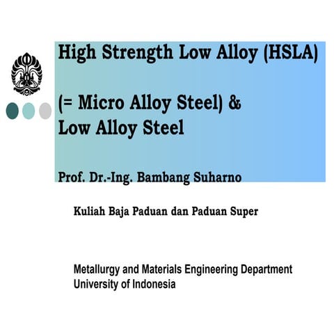 High Sterngth Low Aloy and Low Alloy C Steel.pptx