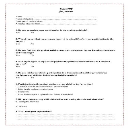 3 inquiry for parents | PDF