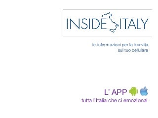 3   Inside Italy - Presentazione APP