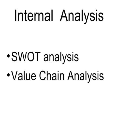 3. internal analysis