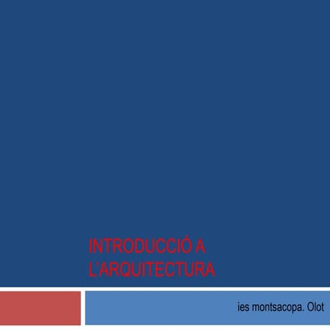 3. introducció a l'arquitectura