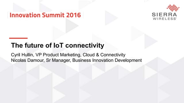The future of IoT Connectivity