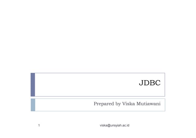3 jdbc