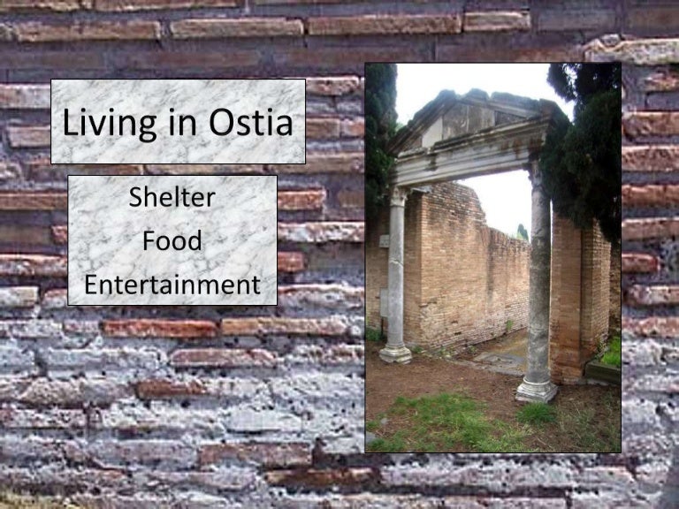 3 Summer 2012 Living In Ostia Apartments Houses Eating Drinking