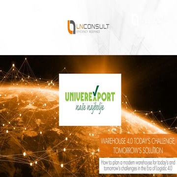 Warehouse 4.0 today´s challenge, tomorrow´s solution