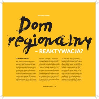 3. maciej miłobędzki   dom regional...