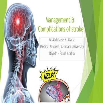 Management & Complications of Stroke