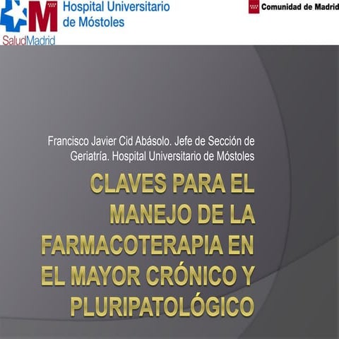 II Jornada Farmacoterapia 2015 DAO - Manejo de la farmacoterapia en paciente ...