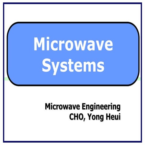 Microwave Systems