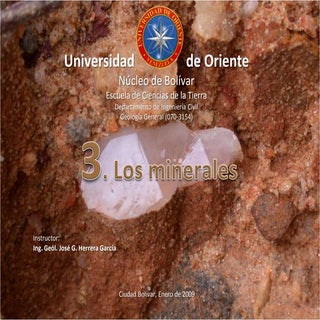 3. Los minerales