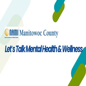NAMI PPT_Mental Wellness