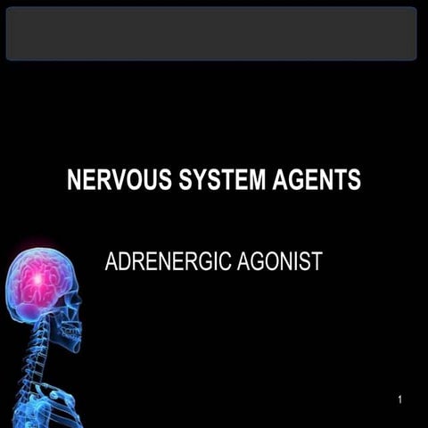 PHARMA-ADRENERGIC AGONIST, ANTAGONIST, CHOLINERGIC AND ANTICHOLINERGIC AGENTS