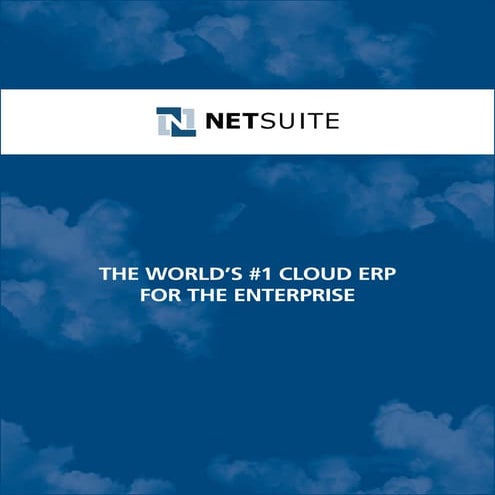 NetSuite Enterprise Brochure