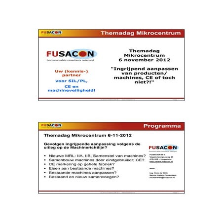 Nick de With - Fusacon