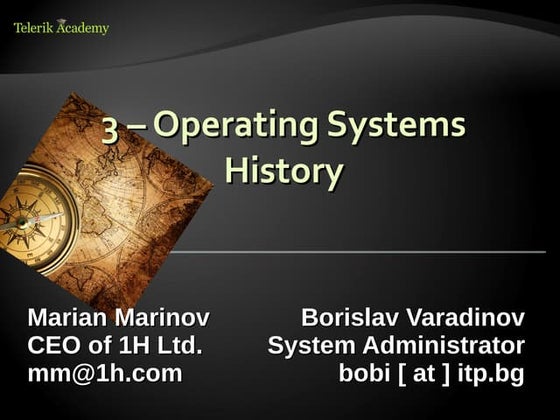 Operating system presentation | PPT