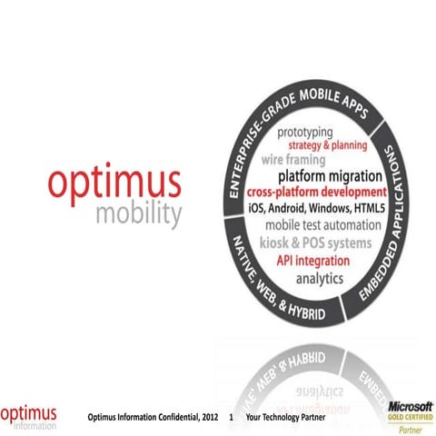 OptimusMobility Overview